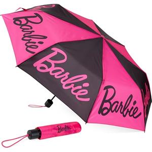 Barbie Ombrello Pieghevole per Donna Adolescente Ragazza - Telescopic Ombrelli Pioggia