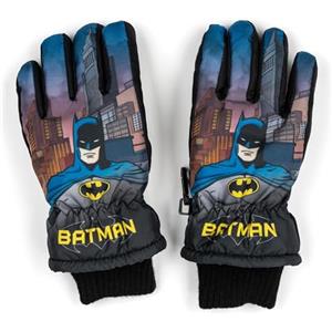 United Labels DC Comics Batman - Guanti invernali da sci per bambini, impermeabili e antivento, guanti da neve, guanti caldi per snowboard e sci, colore nero, 8-10 anni
