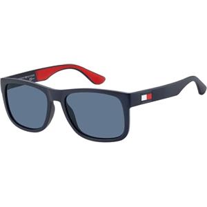 Tommy Hilfiger TH 1556/S, Occhiali da Sole Uomo, Multicolore (Bl Redwht), 52