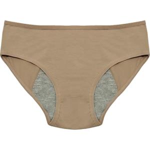 JYC CREATIVE Mutandine mestruali in cotone, cintura mestruale, mutandine postpartum, mutandine a perdita di urina, ecologiche, lavabili, riutilizzabili, assorbenti (beige 291, XL)