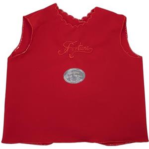 PASTELLO - Camicina della Fortuna per Neonati, Vari Colori, Taglia Unica (Art. CML1, Rosso)