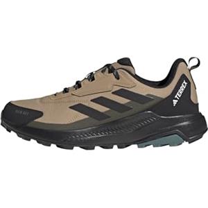 Adidas Uomo Terrex Anylander Rain.RDY Hiking Shoes, Cardboard/Core Black/Shadow Olive, 45 1/3 EU