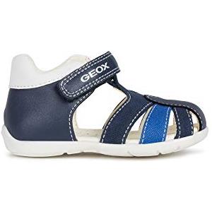 Geox B Elthan Boy C, Primi Passi Bimbo 0-24, Blu (Navy/Royal), 21 EU