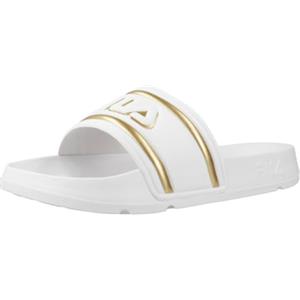Fila Morro Bay Logo Slipper Wmn, Sandali scorrevoli Donna, White Gold, 42 EU
