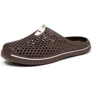 SAGUARO Ciabatte da Spiaggia Donna Estive Pantofole Uomo Clogs Antiscivolo Scarpe da Giardino Marrone 41