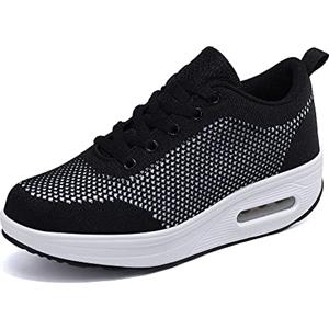 Sisttke Donna Sneaker Comodo Scarpe,Casual Dimagrante Passeggio & Scarpe Outdoor Tennis Piattaforma Running Scarpe Jogging Moda