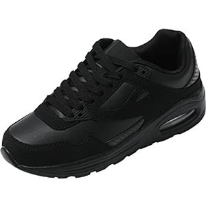 JOMIX Scarpe da Ginnastica Donna Sneakers Casual Sportive Corsa Leggero Fitness Running Camminata Cuscino Air Respitabile ND138-1 (Nero, 40)