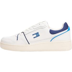 Tommy Jeans Uomo Sneakers con Suola Preformata Retro Basket Profilo Basso, Blu (Navy), 44
