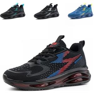 Hitmars Sneaker Uomo Scarpe Running Scarpe da Ginnastica Leggere Traspiranti Scarpe da Corsa Palestra Tennis Jogging Outdoor Fitness A Blu EU 47