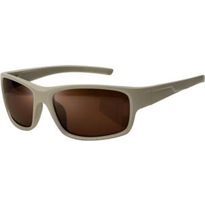 KANASTAL Occhiali da Sole Sportivi Polarizzati Uomo Donna UV400 Curvi Ciclismo Grandi Avvolgenti Rettangolari Sports Sunglasses per Running Pesca Corsa -Marroni Kaki