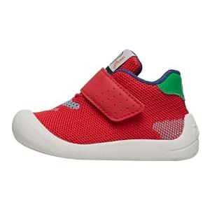 Falcotto Scarpe Primi Passi in Ecopelle e Tessuto, Rosso 24