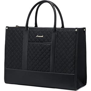 LOVEVOOK Borsa per laptop da donna 14 pollici, impermeabile, borsa da lavoro, borsa a mano, piccola borsa per la scuola, shopper business, borsa per gli insegnanti, tote bag, borsa per notebook per