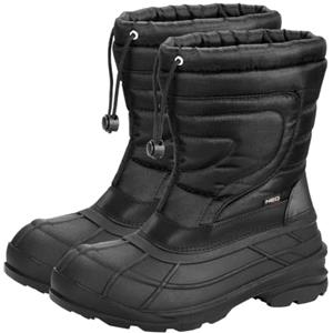 NEO TOOLS Scarpe antinfortunistiche uomo invernali taglia 41-46 scarpe invernali senza lacci suola antiscivolo impermeabile isolate scarpe da lavoro invernali uomo stivali, Nero , 46 EU
