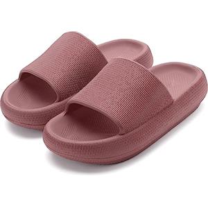 Donpapa Ciabatte Casa Donna Estive Pantofole Nuvola Uomo Originali Piscina Slides Gomma Cuscino Doccia Sandali Antiscivolo Scarpe da casa YZ Blush 44-45