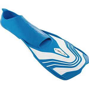 SEAC Vela Pinne Corte da Nuoto e Snorkeling Unisex Adulto Azzurro 34-35