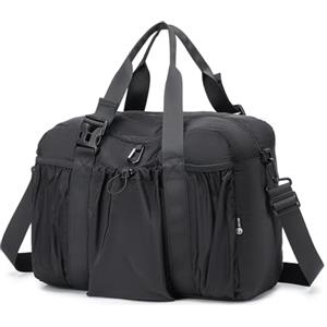 SPAHER Borsone da Viaggio 40x30x20 Wizzair Volotea Vueling Bagaglio a Mano Aereo Borsa da Viaggio Cabina Borsone Weekend Palestra Sportiva Fitness Donna 25L Impermeabile Travel Duffel Cabin Bag