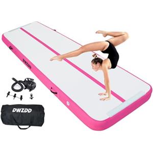 Dwzdd Ginnastica Air Matte Track, 3 m/4 m/5 m/6 m Tappetino di Ginnastica per Bambini, Tappetino di Ginnastica Gonfiabile Tumble Track per Casa/Palestra/Allenamento/Cheerleading/Wasse