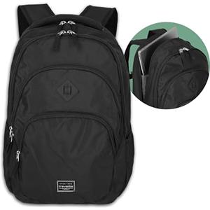 travelite zaino bagaglio a mano, zaino per laptop 15,6 pollici, BASICS, zaino da giorno, zaino con molti scomparti, 45 cm, 22 litri