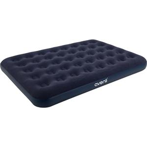 AVENLI Relax Materasso Gonfiabile Floccato, PVC-Poliestere, Blu, Matrimoniale, 191 x 137 x 22 cm