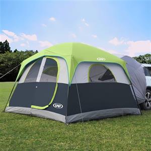 UNP Tenda da campeggio per SUV, tenda da campeggio per auto per 6 persone, tenda per portellone posteriore per SUV, tenda per esterni, facile da montare (Verde fluorescente)