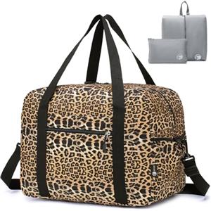 SPAHER Borsone da Viaggio 40x30x25 Eurowings Bagaglio a Mano Borsa da Viaggio Cabina Palestra Sportiva Donna Uomo Pieghevole 30L con Borsa da Toilette Fitness Travel Duffle Bag