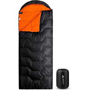 Forceatt Sacco a Pelo, -8°C-15°C Sacco a Pelo 4 Stagioni in Flanella per Adulti, Sacco a Pelo Invernale in Resistenti All'acqua, Leggero e Caldo Ideali per lo Zaino in Spalla, Interni ed Esterni.