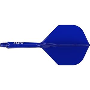 CUESOUL ROST 77 Asta e Volo Freccette integrati, Forma Standard, Set di 3 (Serie di Colori Solidi)