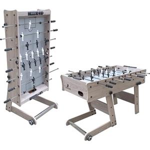 Cougar Scorpion Kick Tavolo da calcio pieghevole, Marrone | Calcetto da Tavolo incl 2 palle e contapunti | Tavolo Calcetto per bambini e adulti 122 x 61 x 80 cm