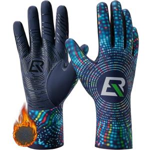 ROCKBROS Guanti Bici Caldi, Guanti Sportivi Antivento, Guanti Antiscivolo Invernali, Adatto per Corsa, Ciclismo, Arrampicata, Escursionismo, Uomo e Donna