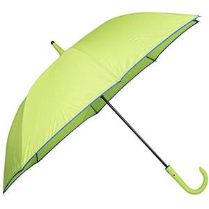 VIRSUS Ombrello da pioggia 6120 con apertura automatica con pulsante e con asta robusta classico di alta qualità ombrello grande in tessuto Varie Colorazioni (Verde)