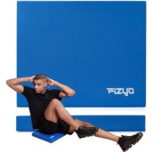 Fizyo Balance Pad - Tappetino equilibrio antiscivolo in schiuma TPE per yoga, fitness e Pilates, cuscino stabilizzante per coordinazione, bilanciamento e allenamento corpo intero, (Blu)