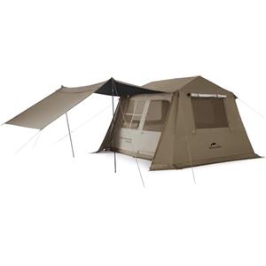 Naturehike Village 6 ㎡ Tenda Familiare Automatica Tenda Cabina da 4-6 Persone Tenda da Campeggio Tutto in Uno Ad Apertura Rapida per Viaggi in Auto, Campeggio, Riunioni di Famiglia All'aperto