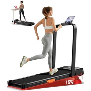 UMAY LONTEK Tapis Roulant Salvaspazio con Inclinazione 15%, Tapis Roulant Elettrico 10KM/H con 2.5HP Motore Silenzioso, Treadmill for home