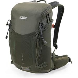 Terra Peak® Zaino da Trekking 20 litri uomo donna verde oliva AIRANT 20 PICCOLO - Zaino da escursionismo, viaggio sportivo e alpinismo ergonomico impermeabile per Hiking e escursioni, traspirante