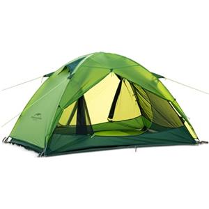Naturehike Tenda Ultraleggera in Silicone 2 Persone Tenda da Campeggio Tenda Impermeabile Campeggio Escursionismo Pesca 3-4 Stagioni (Verde)