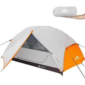 Forceatt TENT-2-PERSON-C-H-JH-191104 (2-Person-Grigio e Arancio)