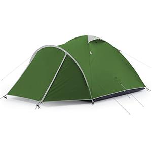 Naturehike P-PLUS Tenda a Cupola per Famiglie Ultraleggera da Esterno 3-4 Persone Tenda da Campeggio con palo in Alluminio 3-4 Stagioni Ventilazione Impermeabile per Escursioni all'aperto (Verde)