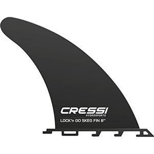 Cressi LOCK'N GO SKEG FIN BLACK 8''