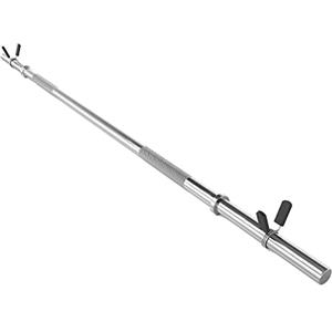 G5 HT SPORT Bilanciere Palestra pesistica Cromato【150 o 180 cm con Chiusura a Molla Foro 25 mm】Carico Max 136 kg | Impugnatura Antiscivolo per Allenamento Sicuro e Confortevole