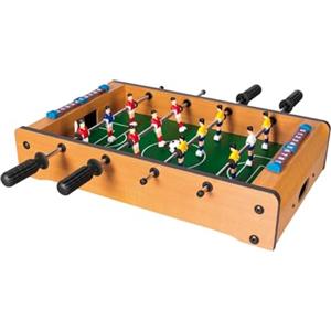 Generico Calcetto Biliardino Calciobalilla in Legno da Tavolo cm 51x31 Calcio Balilla da Tavolo in Legno con Segnapunti Gioco Calcetto Biliardino Calcio Balilla per Bambini e Adulti Calcetti Gioco in Legna
