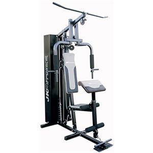 JK FITNESS Stazione Multifunzione JK 6097 [70 Kg Pacco Pesi] | Palestra Multigym Compatta e Solida per Casa | Esercizi Chest Press, Butterfly, Leg Curl, Low/High Pulley, Curl su Panca Scott