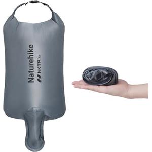 Naturehike Sacco a Pompa Portatile per Materassini da Campeggio, Materassino, Materasso ad Aria Gonfiabile, Grigio, 80 cm x 43 cm x 1 cm