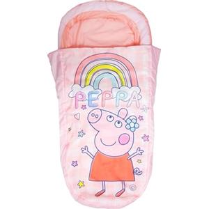Character World PEPPA PIG Character World My First ReadyBed - Letto gonfiabile per bambini, sacco a pelo con pompa, materasso da viaggio per pigiama party, campeggio o uso domestico
