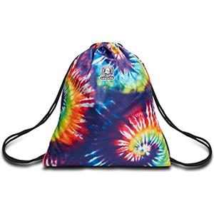 Invicta Sacca Zaino, Easy Pack Tie&Dye, Multicolore, Scuola e Tempo Libero