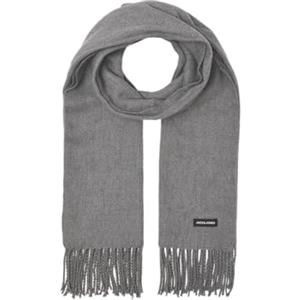 Jack & Jones NOS Jacsolid Woven Scarf Noos, Sciarpa Uomo, Grigio (Grey Melange Grey Melange), Taglia unica