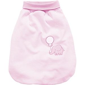 Playshoes Schnizler Strampelsack Elefant Mit Elastischem Umschlagbund, Oeko Tex Standard 100, Sacco a pelo Unisex - Bimbi 0-24, Rosa (Rosa 14), Taglia unica