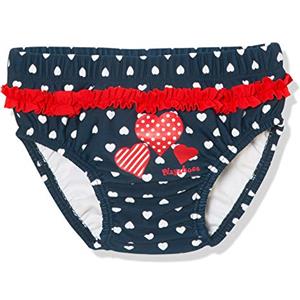 Playshoes Pantaloni Pannolini Con Protezione Uv, Costume da bagno costume da bagno Unisex - Bambini e ragazzi, Cuori, 62-68