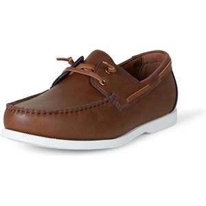 Amazon Essentials Zapato Náutico Hombre, Marrón, 42 EU
