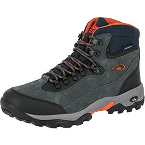 Lico, Milan, Scarpe da Arrampicata Alta, Uomo, Nero Anthrazit Orange Anthrazit Orange, 42 EU