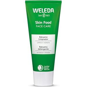 WELEDA Skin Food - Balsamo detergente struccante viso, idratante e nutriente, pelle secca, 100% naturale, 1x75 ml